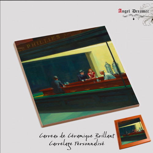 Carrelage imprimé nighthawks - carrelage,
