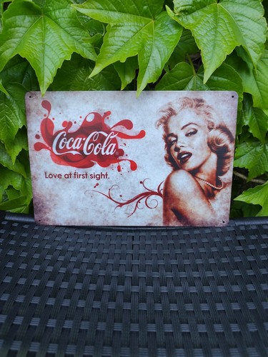 Plaque métal coca cola - plaque,