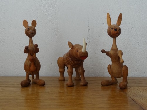 Joli lot animaux bois - lot, d'animaux