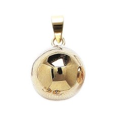 Pendentif boule 12 mm plaqué