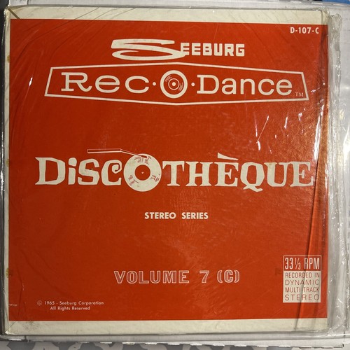 Seeburg rec dance volume - seeburg,