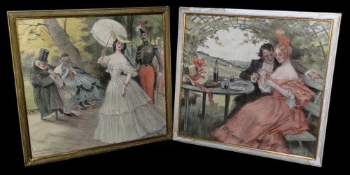 Lithographie gastronomie - [lithographie,