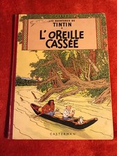 l'oreille cassée B9 (1954)  Hergé BD ancienne Casterman Côte BDM + 180e 