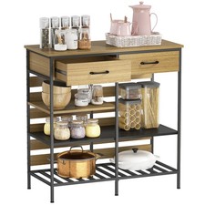 HOMCOM Buffet 90x40x91cm Bois