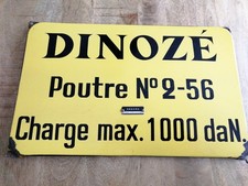 Plaque émaillée déco Industrielle loft