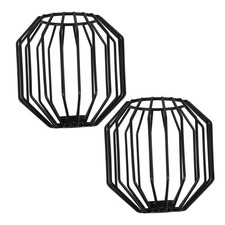  Lot de 2 abat-jours cage en