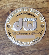 out of stock                            BADGE DW DRUMS NEUF / new dw drums badge