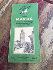 Guide Du Maroc Michelin  1949