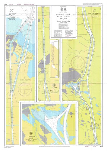 Carte canal suez - carte, de