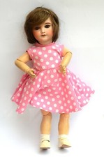 Poupée, Tête Porcelaine "SFBJ 301 PARIS 5" Bouche Ouverte, Articulée H: 40 cm