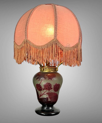 Lampe pâte verre - de,