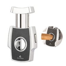 Galiner Coupe-cigare Luxe V-cut Ciseaux Tranchants Acier Inoxydable Boîte-cadeau