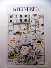 STEINBERG Saul Affiche 86 Cocktail Lounge Union Square USA New Yorker Roumain