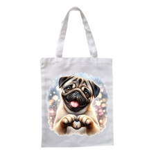 Sac Personnalisable tissus Chien Carlin