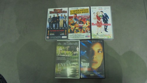 Lot films cassette k7 vhs - lot,