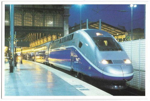 Cpm essais nuit tgv - nuit, du
