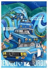 FAN ART PRINT RENAULT 12 R12
