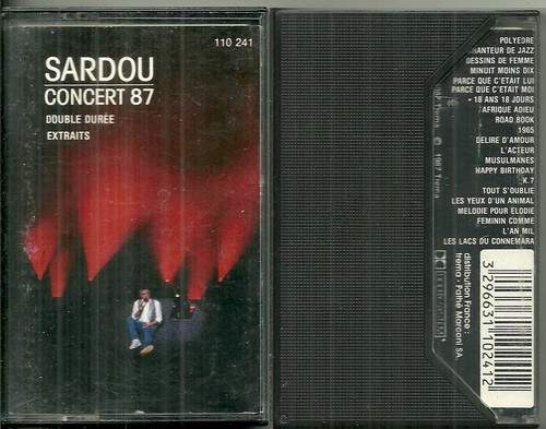 Audio michel sardou en - k7,