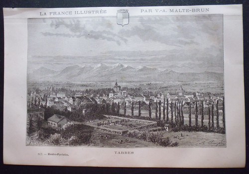 Gravure 1883 la - gravure, france