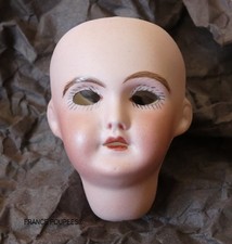 Tête REPRODUCTION SFBJ porcelaine-FRANCE POUPEES