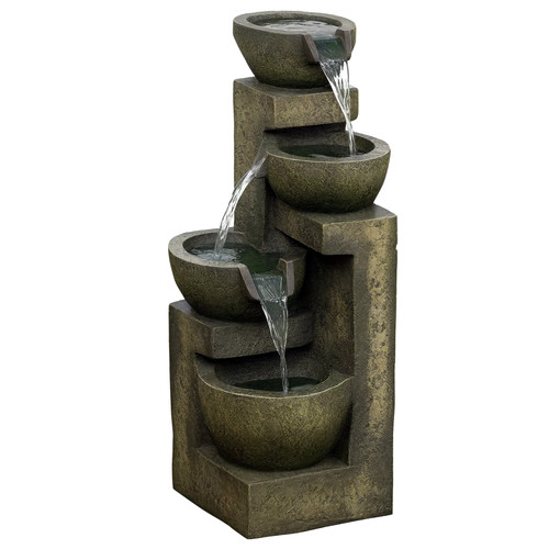 Fontaine jardin outsunny - de,