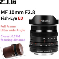 7artisans 10mm F2.8 Wide Angle Fisheye Lens For Sony E A7RV A9II A7M3 A7R Camera
