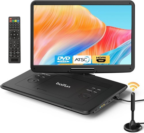 Portable dvd player with atsc - player,