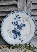 ANCIEN PLAT ROND TERRE DE FER