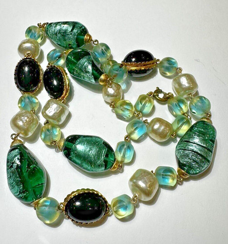 Vintage italien murano - italien, vert