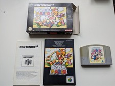 PAPER MARIO N64 Nintendo 64 PAL EUR - Bon état - Boite & Mannuel 