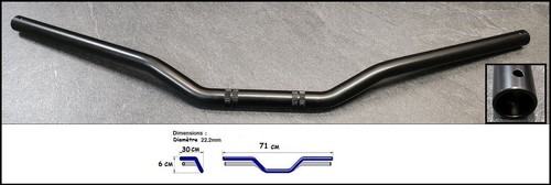 Guidon cb500f 500 cb500 - guidon,
