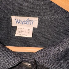 Veste gilet   ANNE WEYBURN  bleu marine taille 42