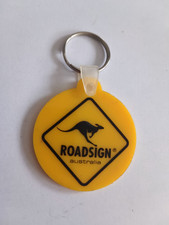 Porte-clés Panneau Routier Kangourou ROADSIGN Australie Keychain Vintage 80'