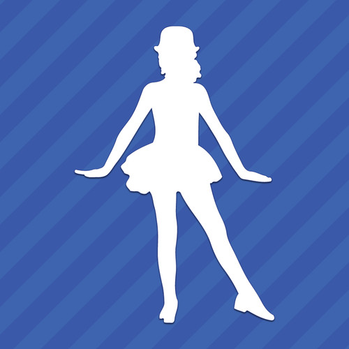 Ballet dancer vinyl decal - ballet,