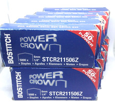 BOSTITCH B8 Agrafe STCR211506Z - 10 x Boite De 5000 - 6mm B8R B8000R B8HC B8HDP