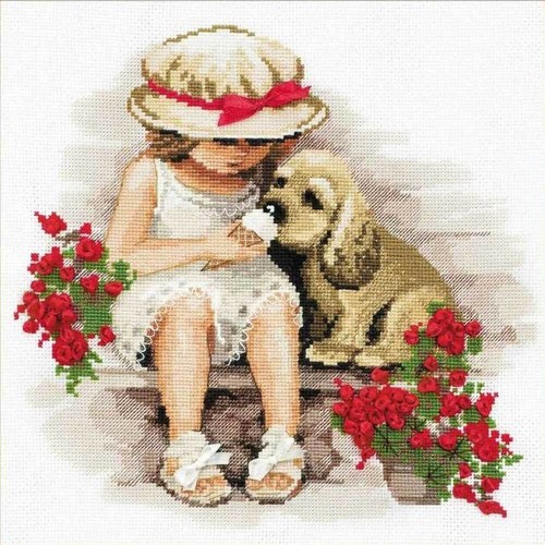 Kit broderie riolis fille - kit,