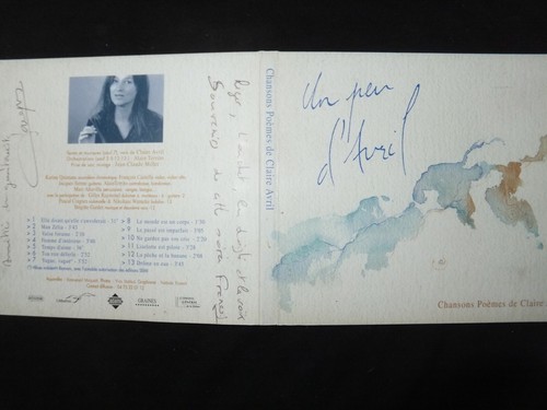 Claire avril un peu - cd,