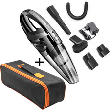 Aspirateur à main Sans Fil à forte Aspiration nettoyage Voiture Rechargeable Sac
