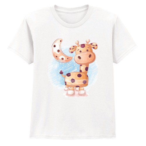 Shirt pour enfants girafe - pour,