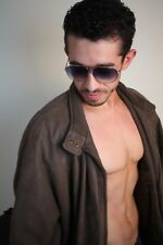 VINTAGE-Members-Only-Leather-Suede-Bomber-Jacket-Lining-Size-XL