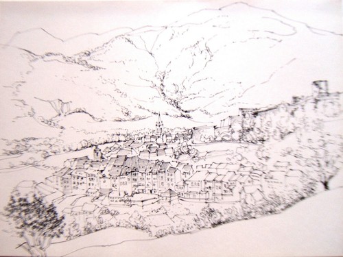 Illustration provence seyne - illustration,