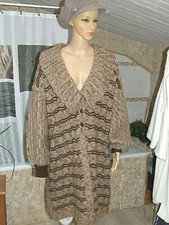 Vintage Magnifique PULL /manteau tricoté main avec ANNY BLATT taille 44 /46 com9