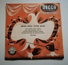 ANTON KARAS ZITHER SOLOS  7"