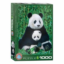 Eurographics Puzzle Panda et bébé, pandas, 1000 pièces, 68x48 cm, 6000-0173