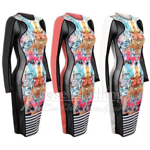 Robe midi femme imprimé - midi,