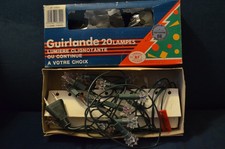 ANCIENNE GUIRLANDE ELECTRIQUE POUR SAPIN DE NOEL.NOEL ANCIEN