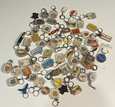 Lots de 60 porte-clés Publicitaire divers vintage