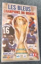 CASSETTE VHS FOOTBALL LES BLEUS CHAMPIONS DU MONDE 1998