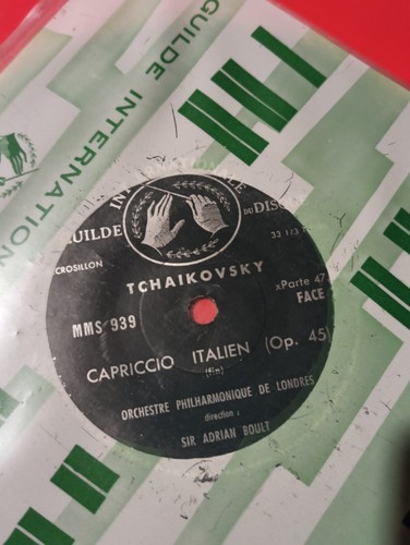 Ancien disque vinyle - 33t, 25cm