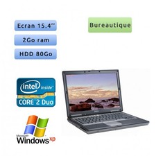 Occasion - Dell Latitude D830 - Windows XP - C2D 2Ghz 2Go 80Go - 15.4 - Port Ser
